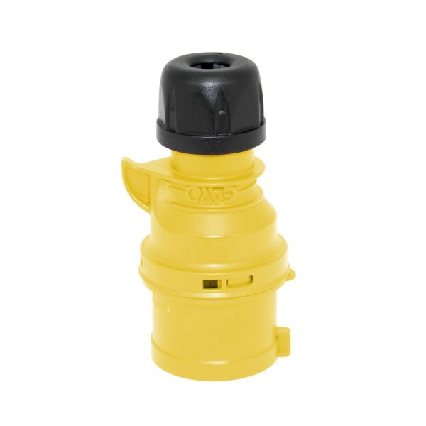 Garo P 416-4 S Pistotulppa IP44, 5-napainen, 16A Keltainen, 4 h