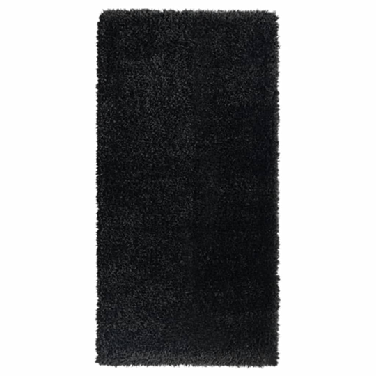 vidaXL Korkeanukkainen Shaggy matto musta 100x200 cm 50 mm