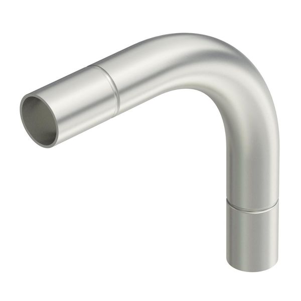 Obo Bettermann 2046760 Putken mutkakappale haponkestävä, kierteetön Ø18,2 mm
