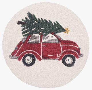 Christmas Car tabletti luonnonväri