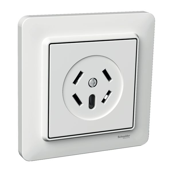 Schneider Electric Exxact Basic Kansallinen puhelinpistorasia 4-napainen, pikaliitin
