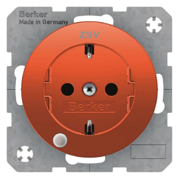 Hager 41102045 Seinäpistorasia 1-osainen, R.1/R.3, LED Musta