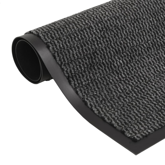 vidaXL Kuramatto suorakulmainen nukkapinta 80x120 cm antrasiitti