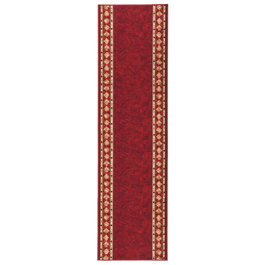 vidaXL Käytävämatto punainen 67x300 cm liukumaton