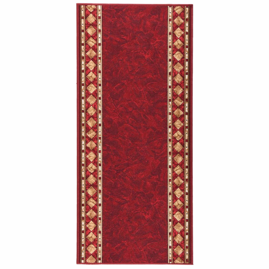 vidaXL Käytävämatto punainen 67x150 cm liukumaton