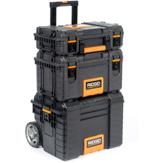 Ridgid 54358 Säilytyslaatikko mukana kärry, 3 osaa