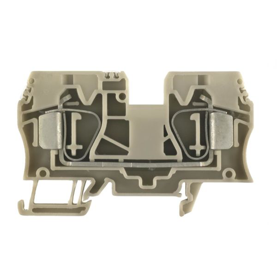Weidmüller ZDU 10 Läpivientiriviliitin beige, 1,5-16 mm², 57 A