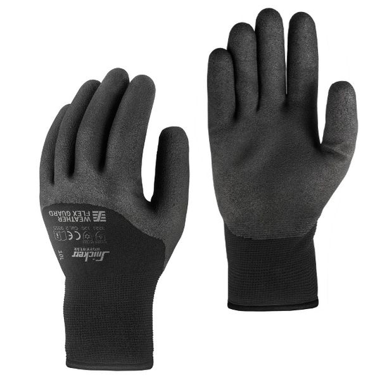 Snickers 9325 Weather Flex Guard Käsineet musta/musta 7
