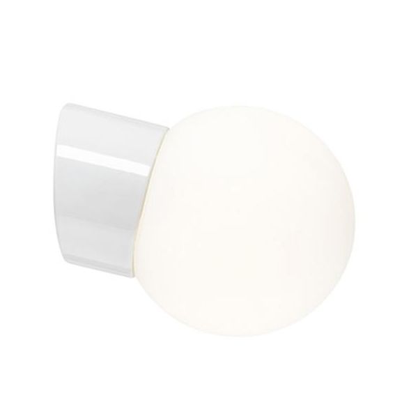 Ifö Electric 6044-800-10 Seinävalaisin matta, viisto, IP54, LED valkoinen