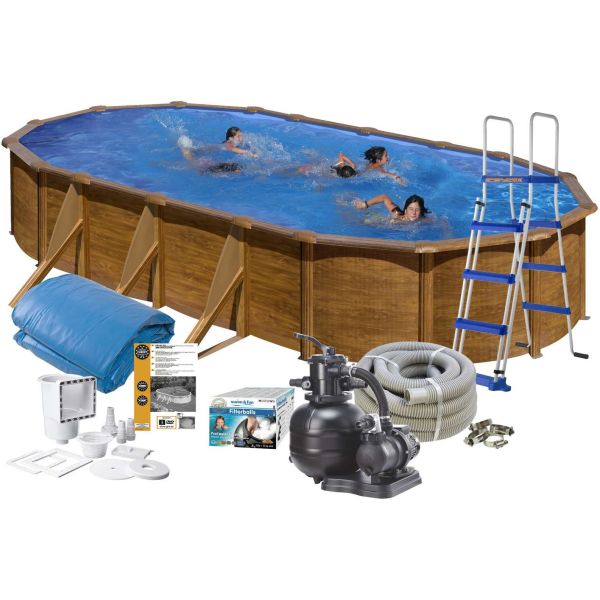 Swim & Fun 2713 Allaspaketti 6,1 x 3,75 x 1,2 m, 20 893 l
