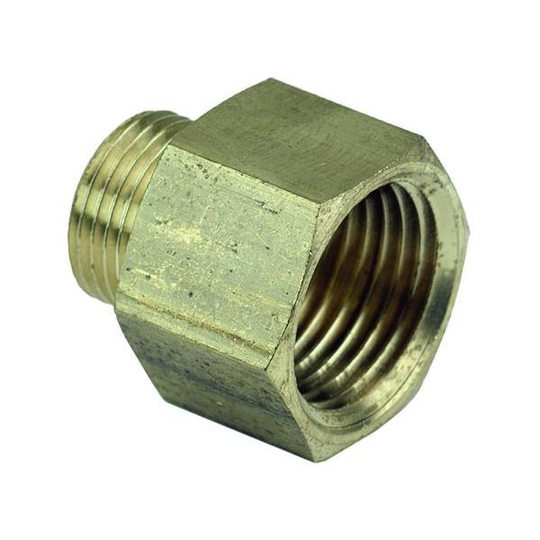Ezze 3006081062 Metallinippa sisä-ulkokierre G25 X G20 mm, messinkiä
