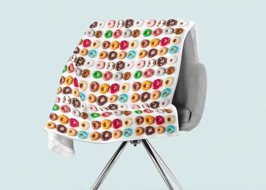 Torkkupeitto Sweet Dounuts 130x150 cm