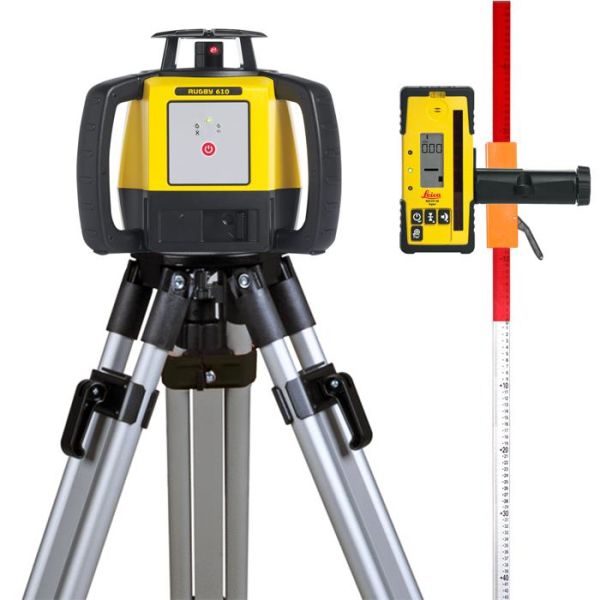 Leica Rugby 610 Pyörivä laser, paketti
