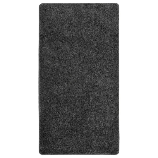 vidaXL Pörrömatto tummanharmaa 80x150 cm liukumaton