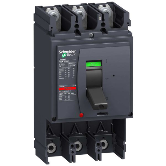 Schneider Electric NSX630N Virtakatkaisin 3-napainen 630 A, 50 kA