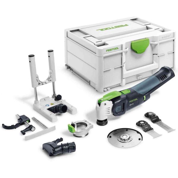 Festool OSC 18 E-Basic-Set VECTURO Monitoimityökalu ilman akkua ja laturia