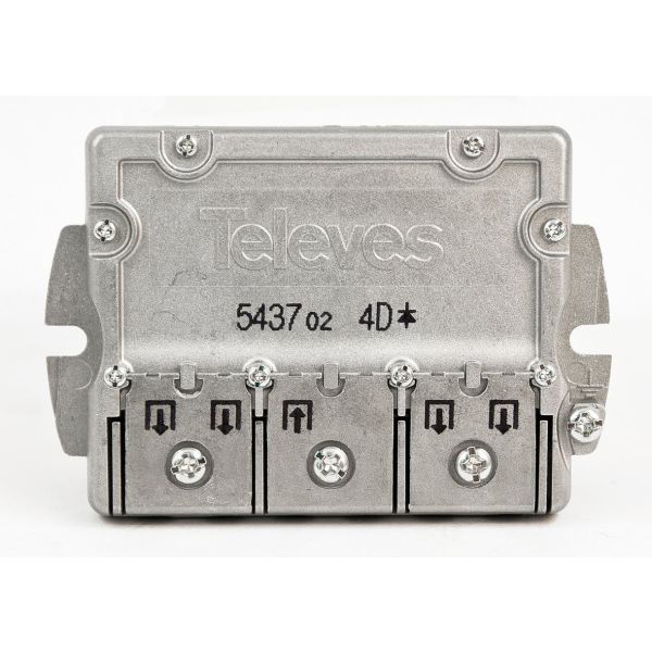 Televes 543702 Jakelija EasyF-liitännällä 9,3 dB