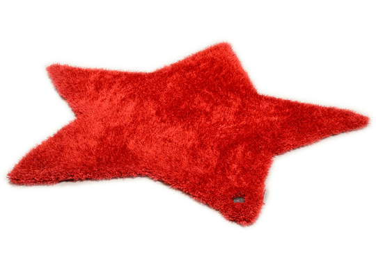 Pitkäkarvainen matto SOFT UNI STAR 100x100 cm