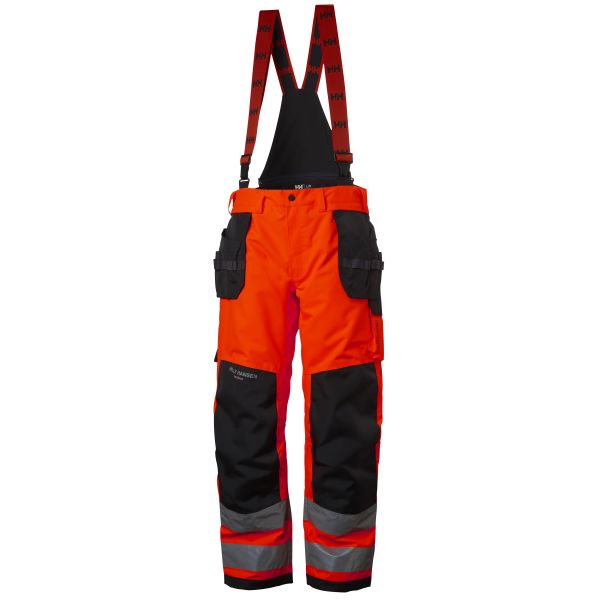 Helly Hansen Workwear Alna Shell Construction Kuorihousut huomioväri, punainen C44