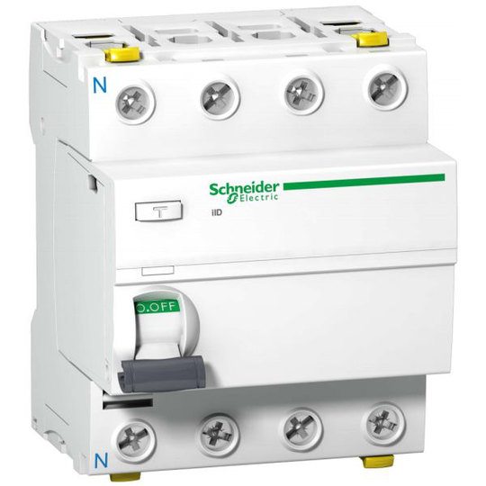 Schneider Electric Acti 9 iID Vikavirtasuoja A, 4-napainen 63A, 300 mA (S)
