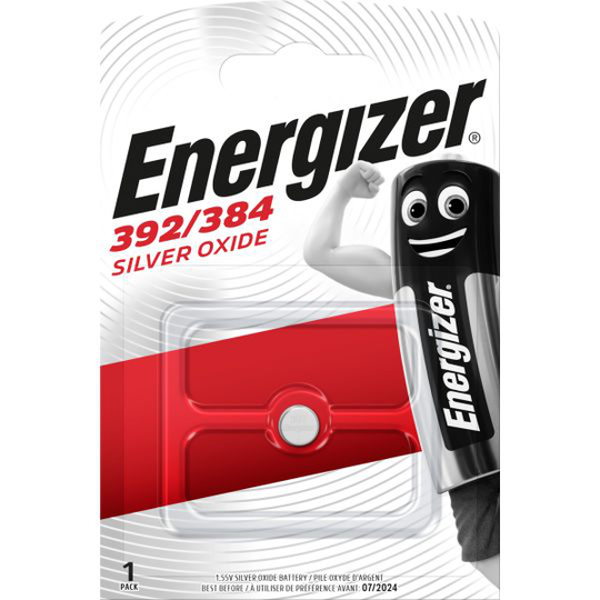 Energizer Silveroxid Nappiparisto 392/384, 1,55 V 7,9 x 3,6 mm