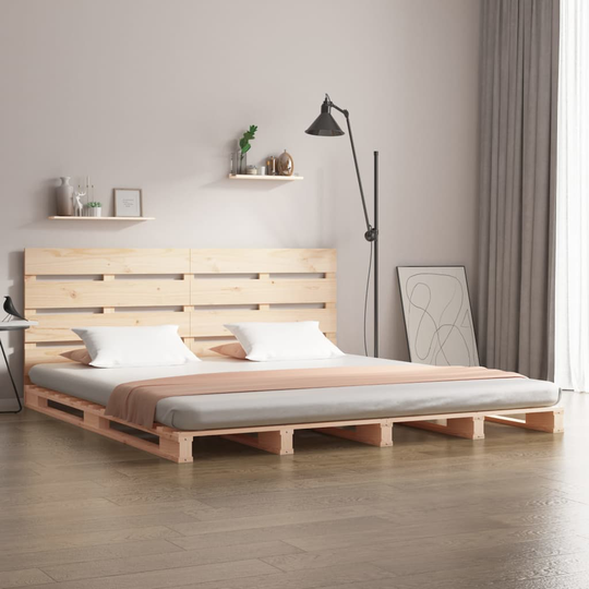 vidaXL Sängynrunko 180x200 cm täysi mänty 6FT Super King