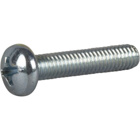 ESSVE 61069584 Koneruuvi M4, kupukantainen, kiiltosinkitty M4 x 10 mm, 200 kpl/pakkaus
