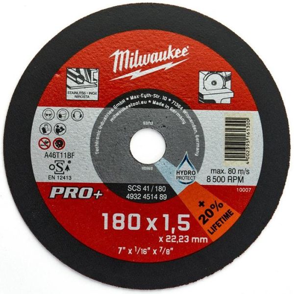 Milwaukee SCS 41 PRO+ Katkaisulaikka 180x1,5 mm