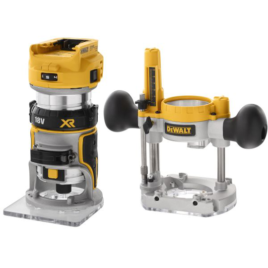 Dewalt DCW604N Käsiyläjyrsin ilman akkua ja laturia
