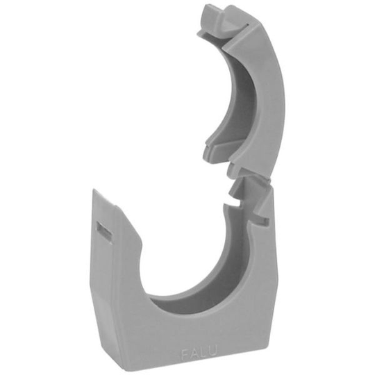 Faluplast 18181 Putkikiristin yksios., lukituskansi, 32 mm Harmaa
