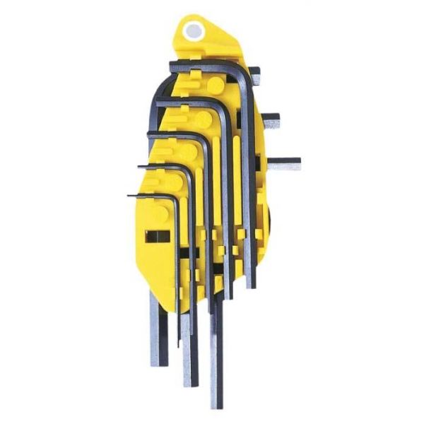 STANLEY 0-69-252 Kuusiokoloavainsarja 8 osaa, 1/16"-1/4"