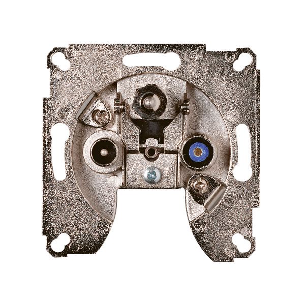 Schneider Electric Exxact 606045144 Antennipistorasia c/c 60 mm kytkentärasialle Jakopistorasia