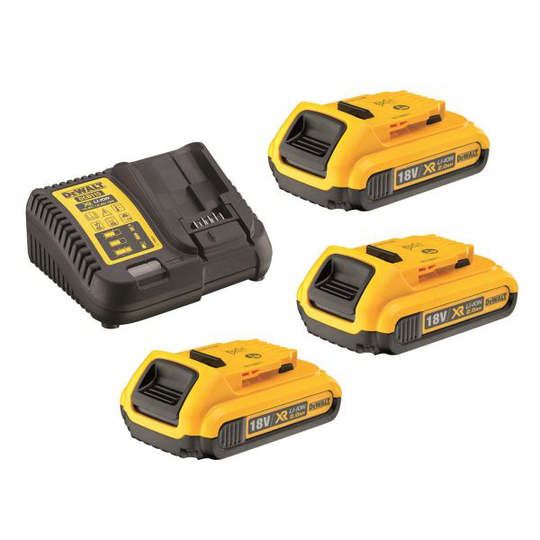 Dewalt DCB115D3-QW Akkupakkaus 18 V XR 3 X 2,0 AH