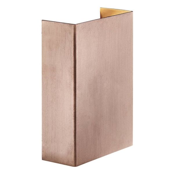 Nordlux FOLD 2019041030 Seinävalaisin 3000K, 2xLED, IP54 Kupari