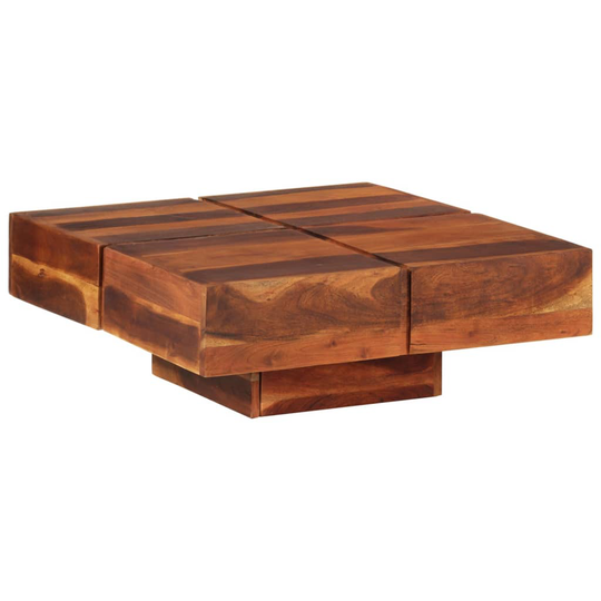 vidaXL Sohvapöytä 80x80x30 cm täysi akaasiapuu