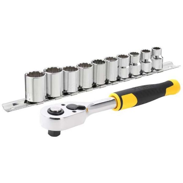 STANLEY STMT82670-0 Räikkä 3/8", hylsysarja, 11 osaa