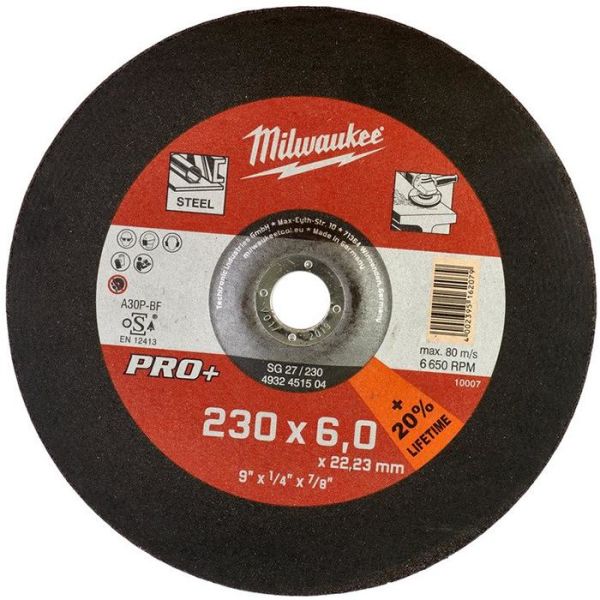 Milwaukee SG 27 PRO+ Katkaisulaikka 230x6 mm.