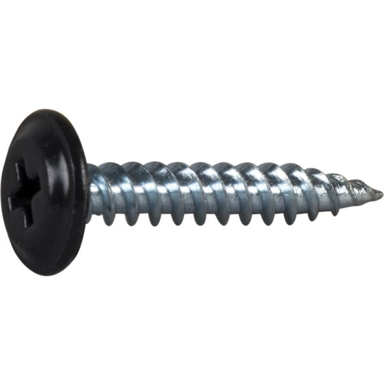 ESSVE 513553 Asennusruuvi 4,2 mm Ø, maalattu mustaksi, PH2, FZB 25 mm, 20 kpl