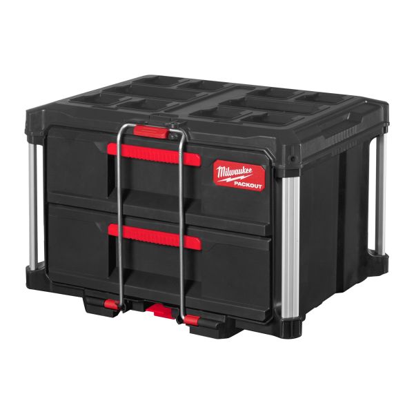 Milwaukee PACKOUT 2 DRAWER TOOL Boks Säilytyslaatikko kaksi laatikkoa