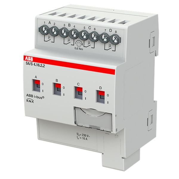 ABB 2CDG110262R0011 Tulo-/lähtöyksikkö KNX, 230 V, 16 A Kytkinliitäntöjen enimmäismäärä: 4