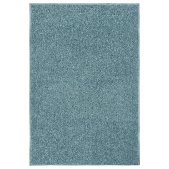 vidaXL Lyhytnukkainen matto 160x230 cm sininen