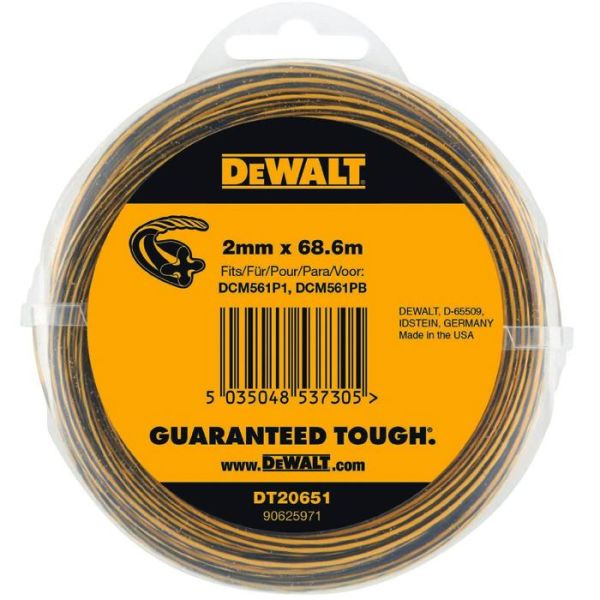 Dewalt DT20651 Leikkuusiima 2mm x 68,6m