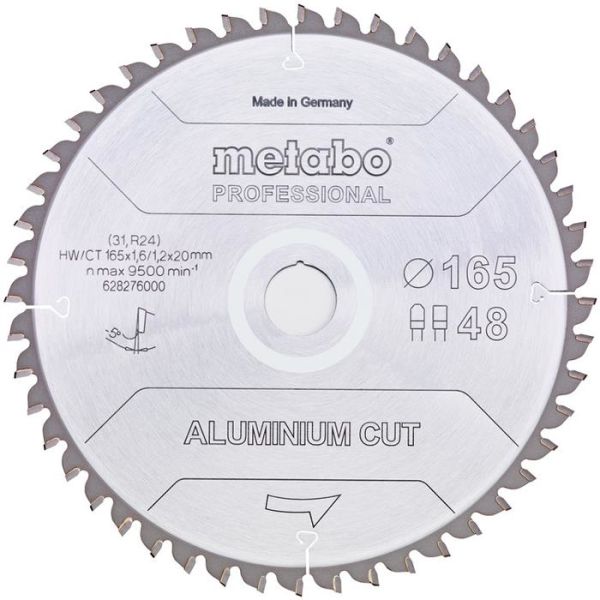 Metabo 628276000 Sahanterä 165x20 mm Z48 FZ/TR -5