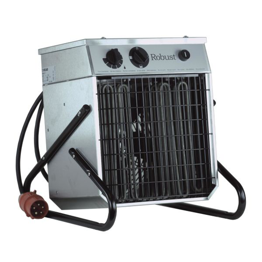 VEAB Robust F Lämpöpuhallin 6 KW, IP65, 400 V