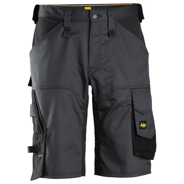 Snickers 6153 AllroundWork Shortsit teräksenharmaa/musta 44