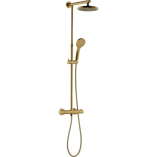 Adora Infigo L Suihkusetti Ø200 mm, 150 c/c, harjattu kulta