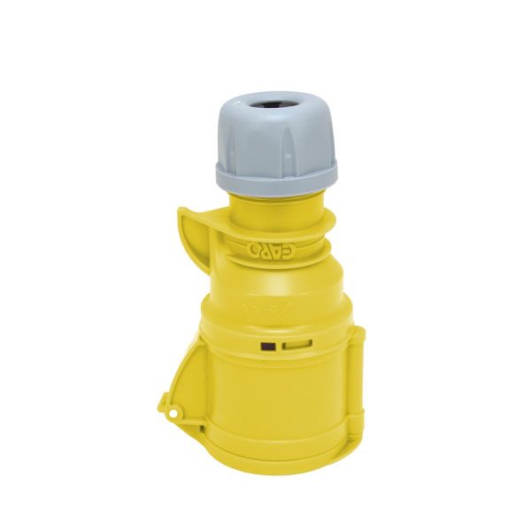 Garo S 432-4 Q Jatkopistorasiat IP44, 5-napainen, 32A, Quick Keltainen, 4 h