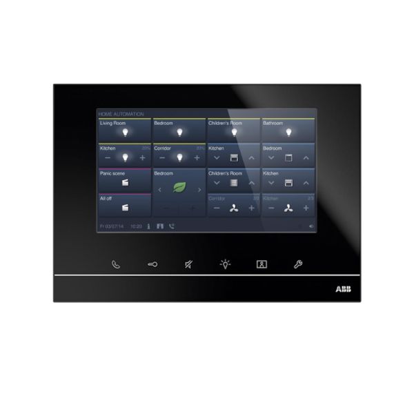 ABB Free@home 8300-0-0357 Kosketusnäyttö 7" Musta