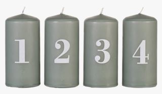 Adventstall 4 pk pöytäkynttilä vihreä