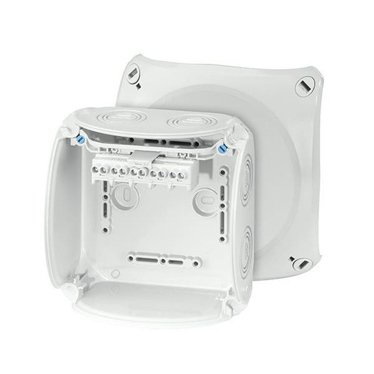 Hensel KF 0604 G Kytkentärasia harmaa, IP66, lasikuitu, 4 mm² 130x130 mm